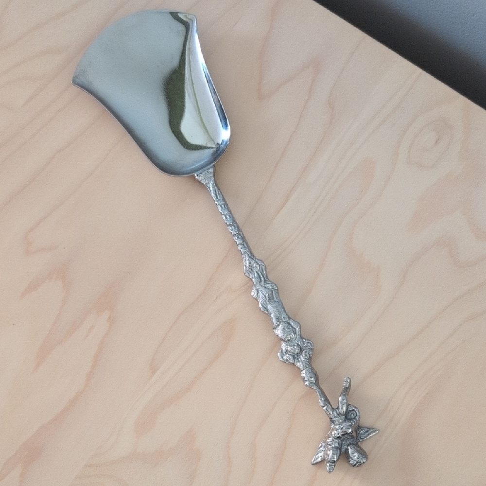 Vintage Silver Decorative Server